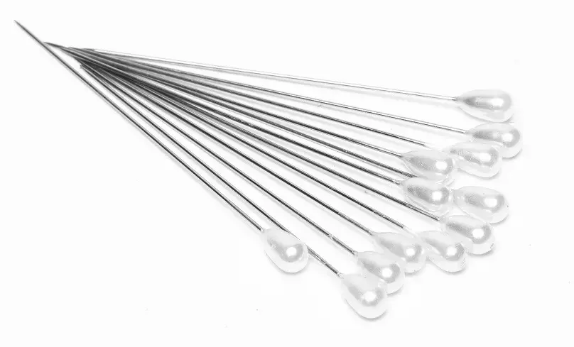 Teardrop Pearl Head Pins Natural Or Black- Pack Of 144